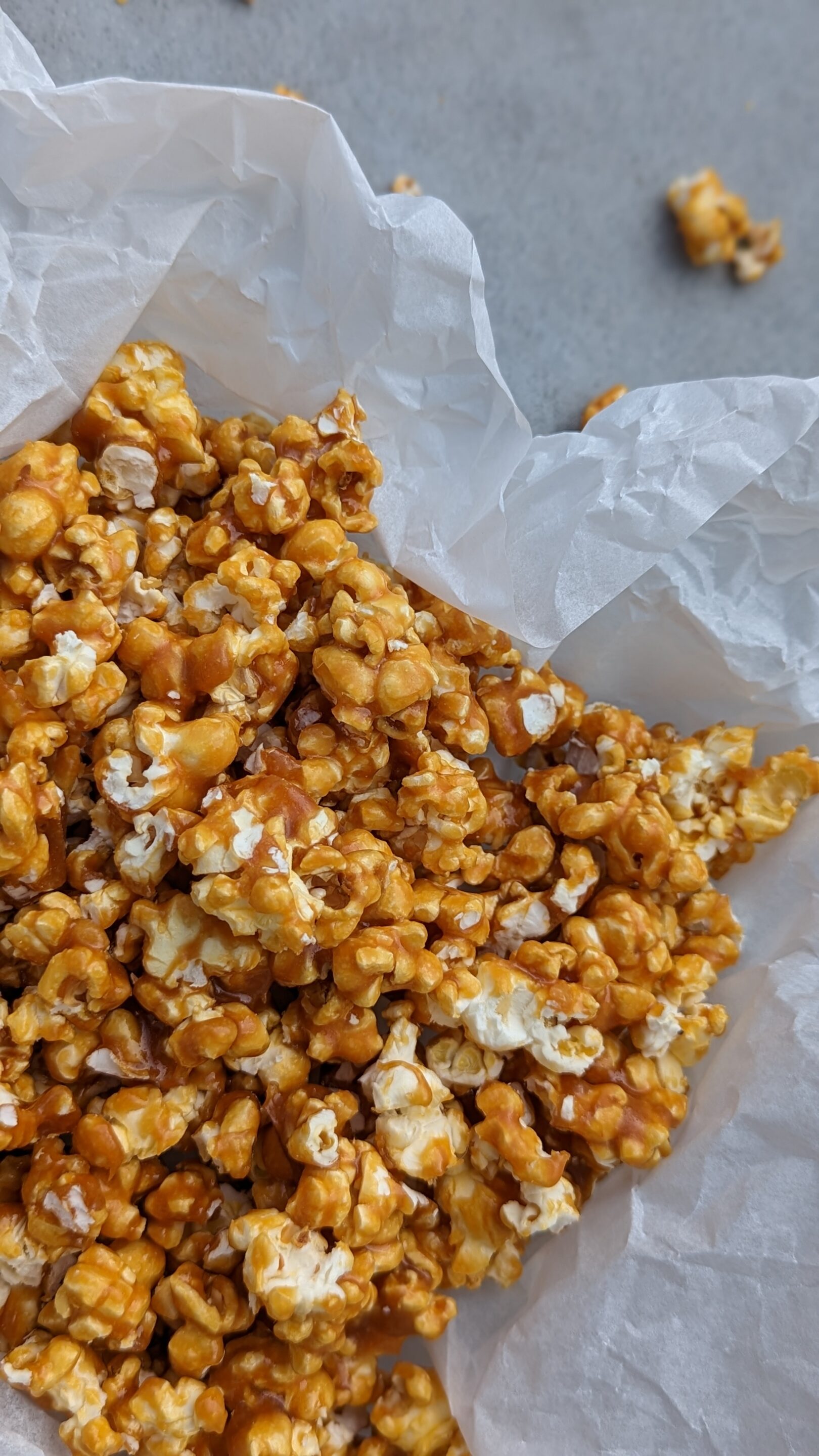 Karameliserede Popcorn 